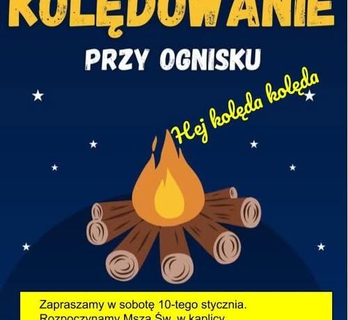 Kolędowanie przy ognisku